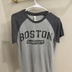Gray Boston Graphic T-Shirt